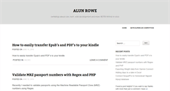 Desktop Screenshot of alunr.com