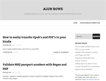 Tablet Screenshot of alunr.com